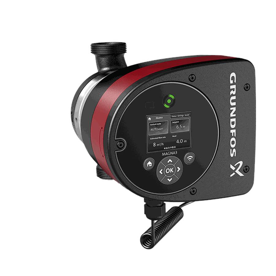 Фото Насос циркуляционный с мокрым ротором Grundfos MAGNA3 25-60 180, артикул 97924250